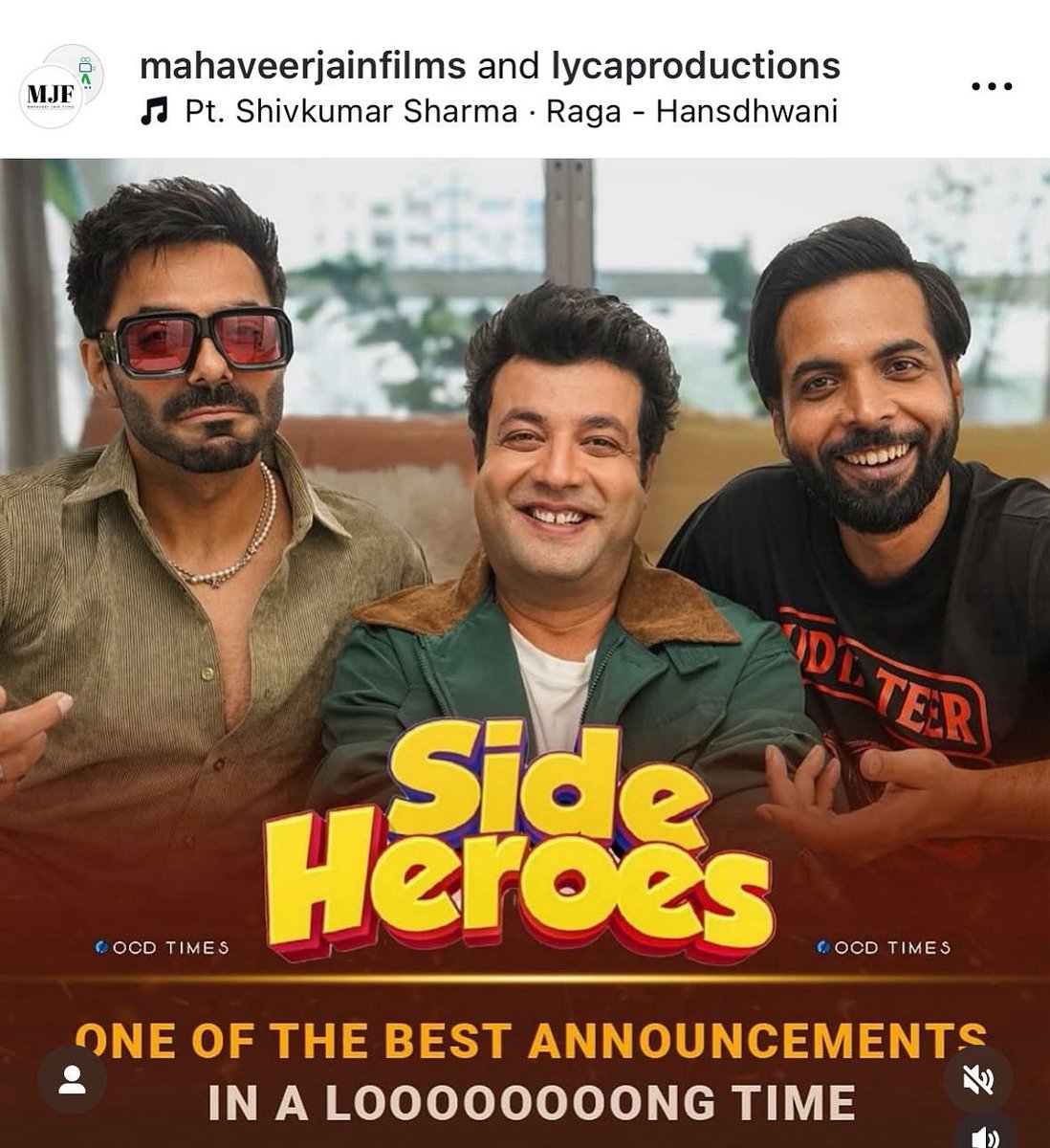 ocdtimes's tweet image. Official repost by the studios 🥰
.
#OCDTimes #HappyFriendshipDay #Buddies #FriendsForever #LycaMJF #MahaveerJainFilms #MrigdeepSinghLamba #ImtiazAli #AbhishekBanerjee #AparshaktiKhurana #VarunSharma #SideHeroes