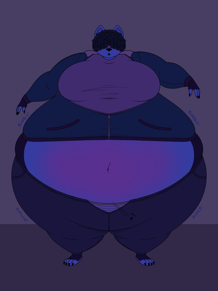 Some fanart for <a href="/Zoidrawz/">Zoidrawz</a> I've wanted to finish for a while. A classic berry sequence of their lovely OC, Hellen! 
I love this OC so much and I'm so glad I got to draw her berrying up! No one looks better swelling up than this cutie doggo girl! 😍💙