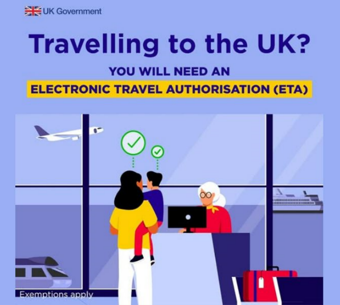 🚨ATENCIÓN 
¿Piensas viajar a Reino Unido? 
CONSULTA LOS CAMBIOS EN LOS REQUISITOS DE ENTRADA A🇬🇧
🔵Tiene un coste de 16 libras 
🔵Validez de 2 años 
🔵Solicita Autorización en la web oficial gov.uk 
t.ly/19jQm 
#ETA #ViajaraReinoUnido #EspañolesenUK