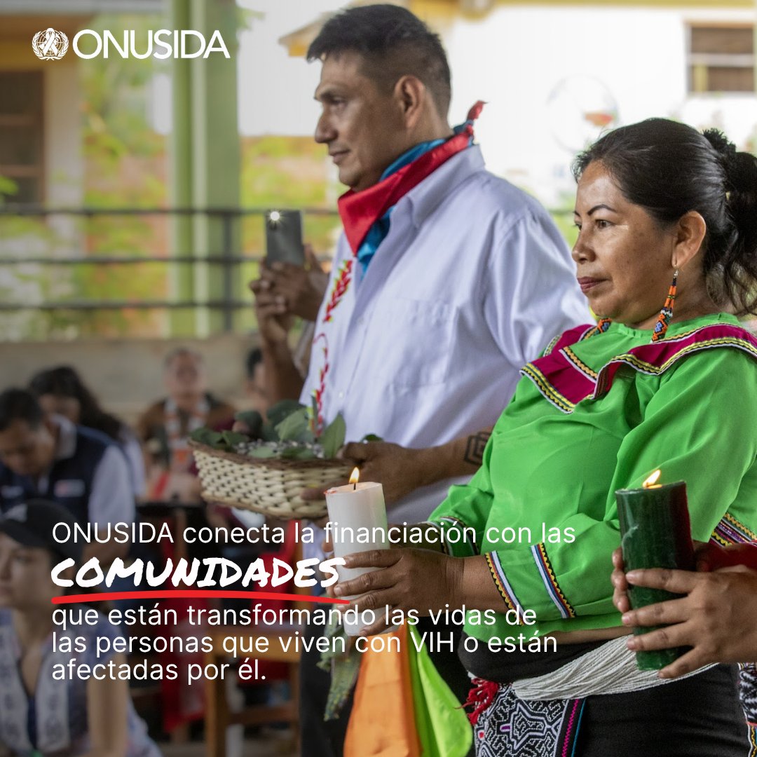 Los líderes comunitarios cambian vidas de quienes viven con VIH. ¡Su trabajo es vital! 

Con su donación a ONUSIDA, apoyamos a las comunidades en la respuesta al VIH. 

Para donar: unaids.org/es/donate 

#InvestinUNAIDS