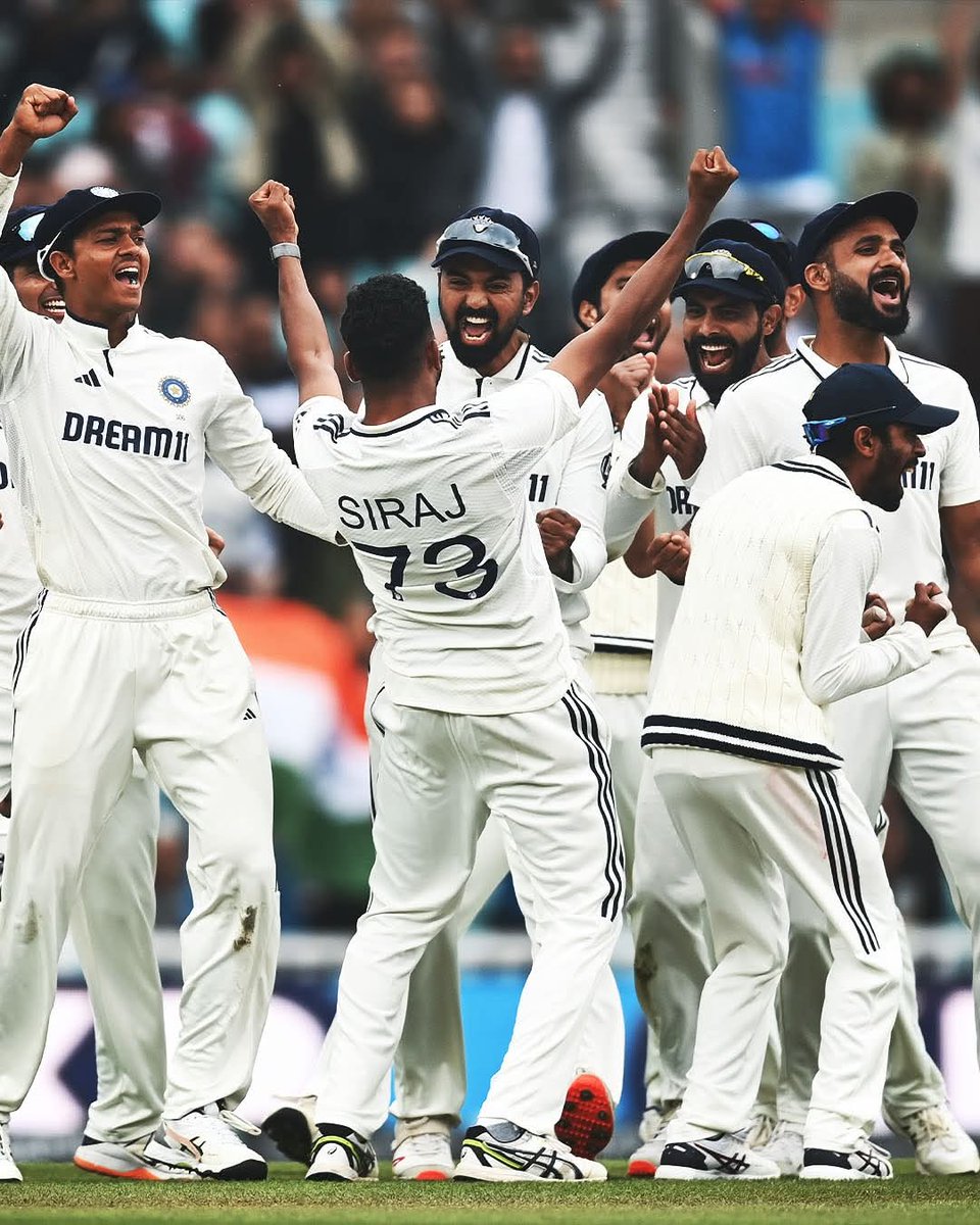 theamrendrak's tweet image. Test cricket at its finest — pure goosebumps!
Series tied 2–2, and the performance? A perfect 10/10!
Absolute SUPERMEN from INDIA! What a phenomenal win! 💙🇮🇳🏏
#INDvsENG #ENGvIND #INDvsENGTest #Cricket