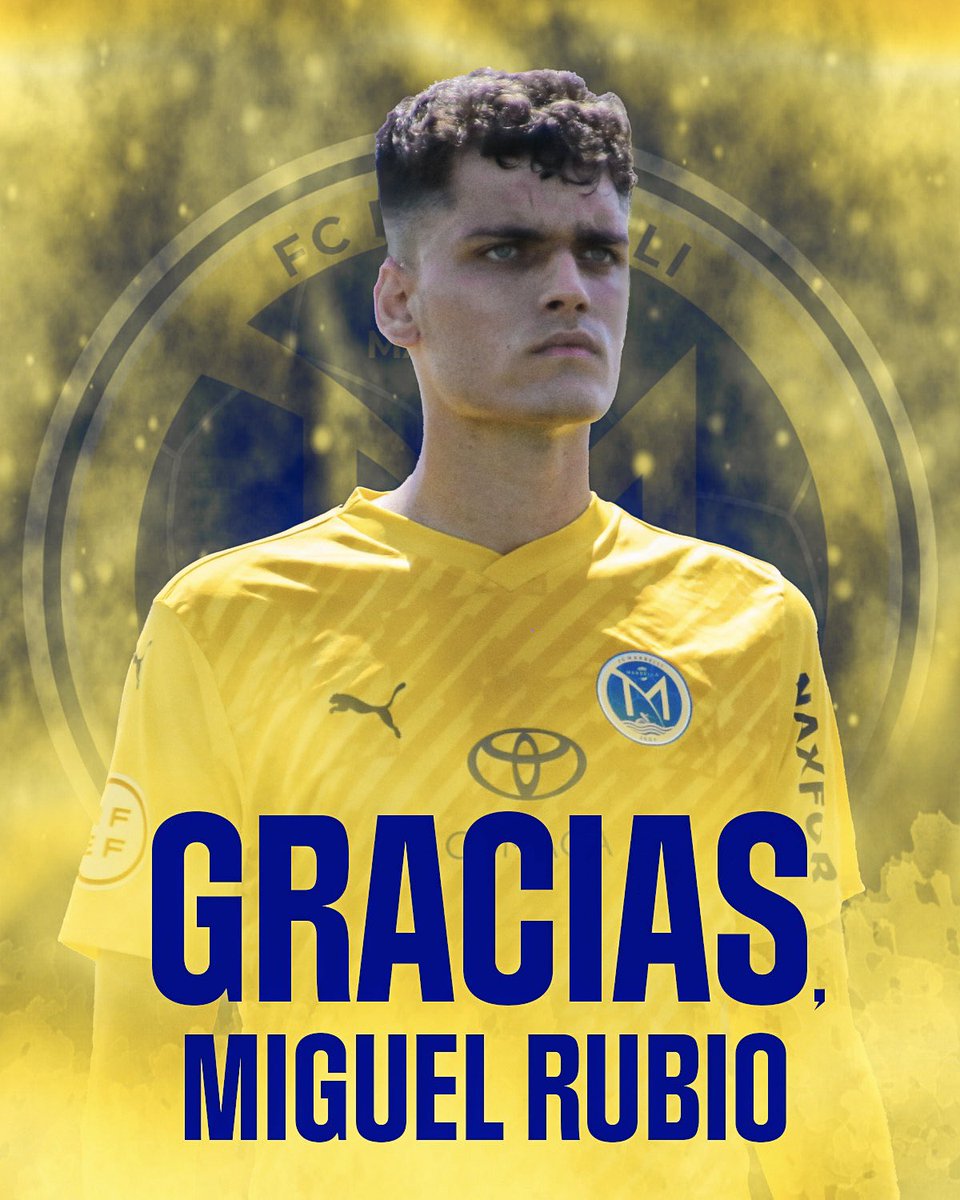 🙏🏼 𝗚𝗥𝗔𝗖𝗜𝗔𝗦, 𝗠𝗜𝗚𝗨𝗘𝗟

El FC Marbellí informa que Miguel Rubio no continuará en nuestra entidad.

Llegó a nuestro club en la temporada 2023-24 y fue clave tanto en el ascenso a Primera Andaluza como a División de Honor.

Agradecemos su compromiso y le deseamos lo mejor.