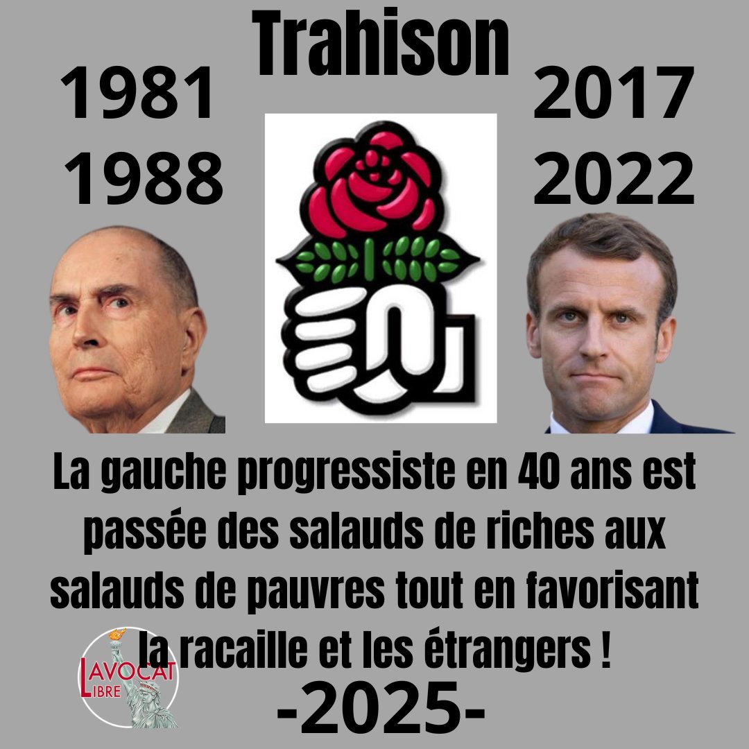 <a href="/PsyGuy007/">Wolf 🐺</a> Mitterrand a posé les bases du désastre ! Il a installé l'état profond avec une mainmise sur les postes clés qui empêchent toutes modifications de la constitution.