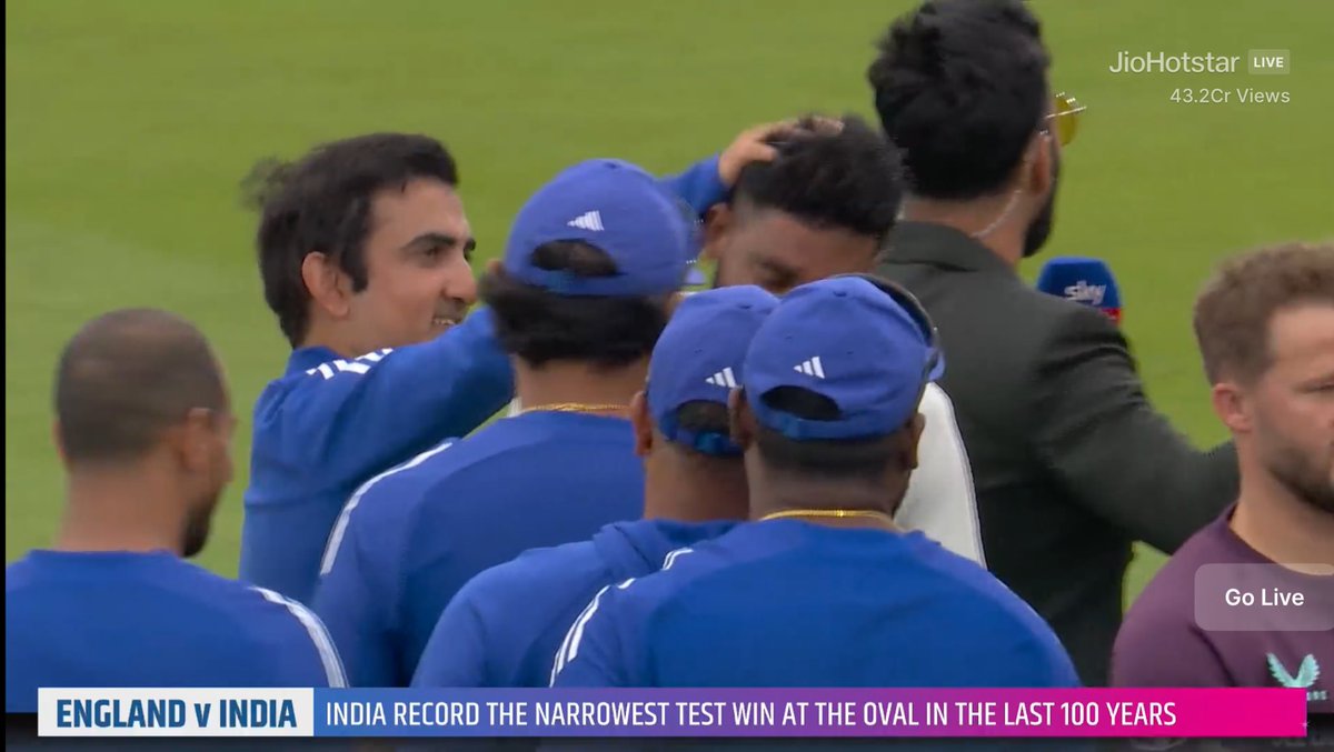 Gautam Gambhir on Australian tour had stated Mohammed Siraj is a lion hearted bowler. Today, he is the most happiest to see Mohammed Siraj coming through in this series.