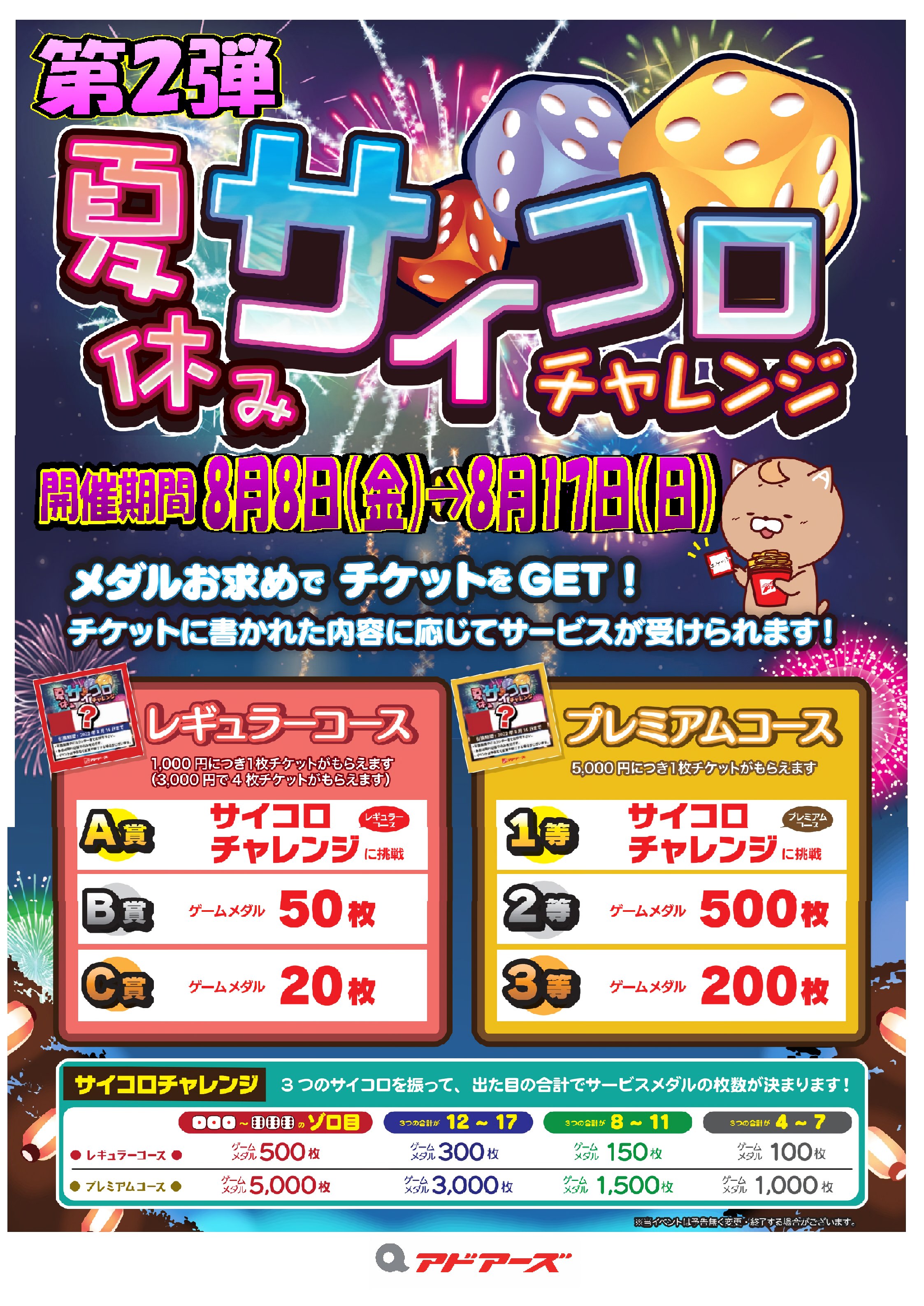 アドアーズメダル いつでもメダゲー｜アドアーズメダル会員システム《アドメン》