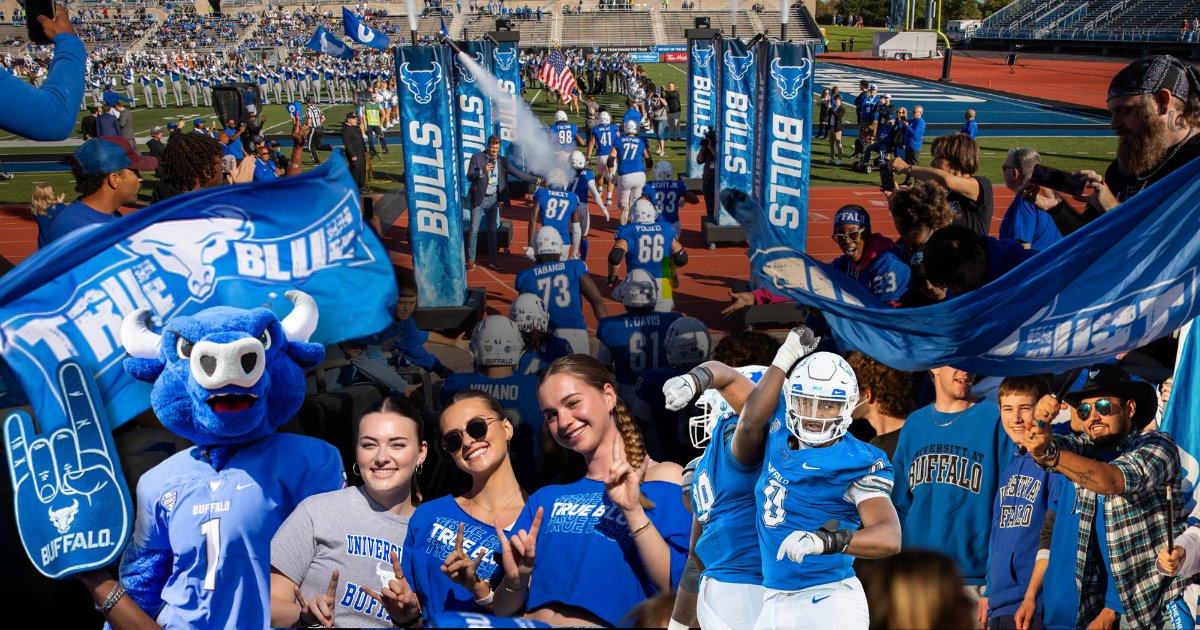 University at Buffalo Alumni (@ubalumni) on Twitter photo Get your #UBHornsUp and your #UBTrueBlue pride ready. 💙 The countdown to Homecoming and Family Weekend is on! 🤘Join us on campus Sept. 30-Oct. 5 for a True Blue weekend celebrating #UBuffalo! ms.spr.ly/6013syXlV Get your #UBHornsUp and your #UBTrueBlue pride ready. 💙 The countdown to Homecoming and Family Weekend is on! 🤘Join us on campus Sept. 30-Oct. 5 for a True Blue weekend celebrating #UBuffalo! ms.spr.ly/6013syXlV