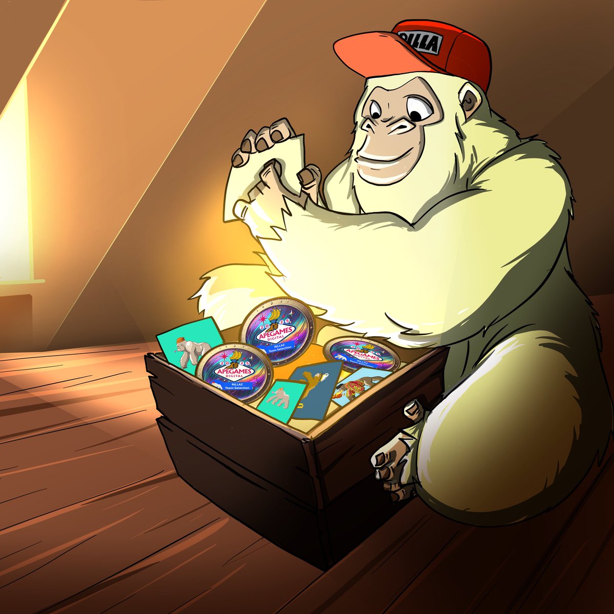 GM &amp; HMM! 🧪 Did you pick TEAM RILLAZ by claiming the <a href="/GoApeGames/">ApeGames</a> badge in <a href="/OtherPageHQ/">Other Page</a>?

We’ll select several random badge holder wallets on August 14th to win some dope prizes 👀

Keep it RILLA! 🦍 You know what to do.