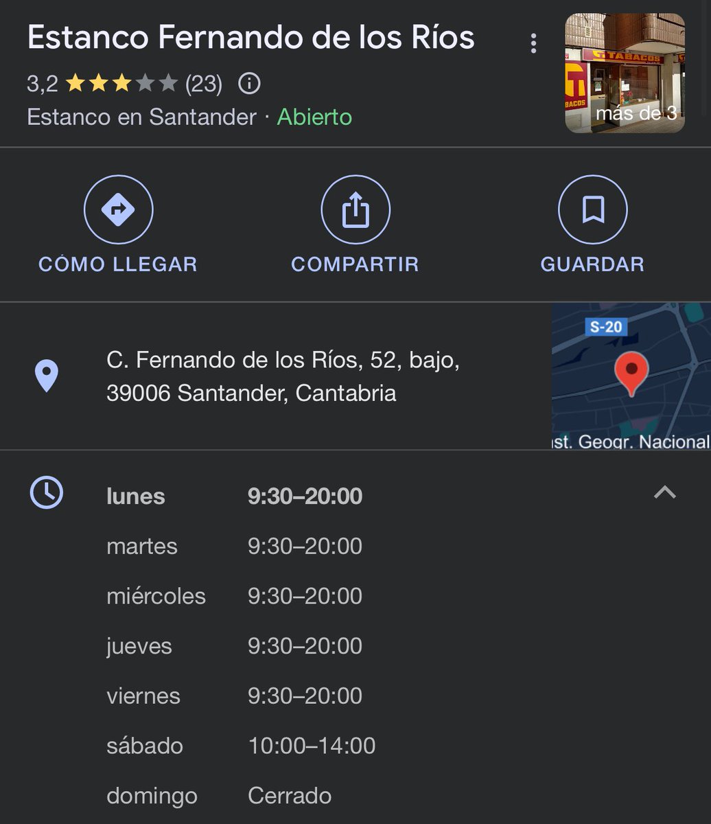 whatabazz's tweet photo. Hola, @TIPSA_red. ¿Cómo es posible que no hayáis podido entregar un envío en un punto de recogida que abre desde las nueve y media hasta las ocho de la noche? https://t.co/omdVetZdt1