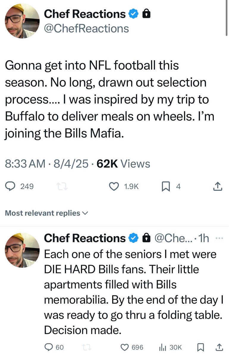 MissCimato's tweet image. You have NO IDEA HOW HAPPY THIS MAKES ME @ChefReactions #billsmafia