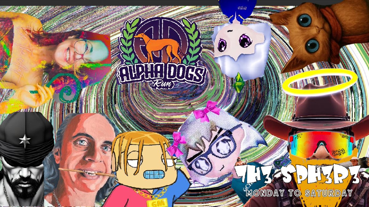 GE, GE 👑
WEEK 2 "7H3 SPH3R3" SPACES IS SCHEDULED! 🍀
EVERYDAY 5PM EST, 2PM PST, 10PM UTC

MONDAY:
MUSIC MONDAY - LIVE PRODUCTION BINAURAL BEAT🎹

TUESDAY:
ARTISTS FEATURE - w/ <a href="/polyannie01/">PolyAnnie 💜</a> 🎉

WEDNESDAY: 
PROJECT FEATURE - w/ <a href="/AlphadogsRun/">ALPHADOGS.RUN | NFT GREYHOUND RACING👾</a> 🐶

THURSDAY:
MENTALING - w/ <a href="/LING_HAUS/">👾LING.HAUS🧘🏽‍♀️</a>
