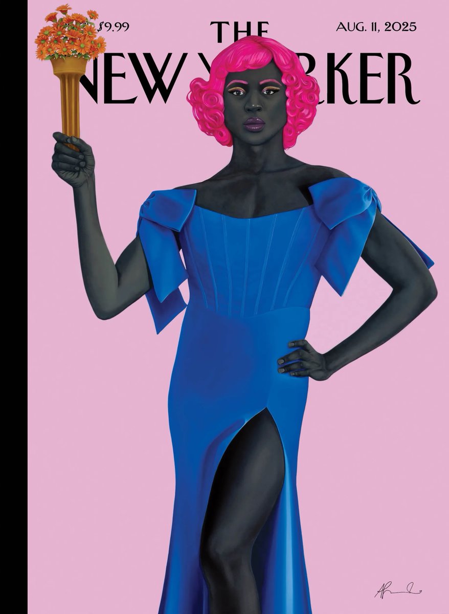 Whitney Museum (@whitneymuseum) on Twitter photo Amy Sherald's Trans Forming Liberty (2024) graces the cover of <a href="/NewYorker/">The New Yorker</a> on the last week of Amy Sherald: American Sublime at the Whitney.
In some of her most recent paintings, Sherald has responded directly to the increasing threats, violence, and legislation against gay, Amy Sherald's Trans Forming Liberty (2024) graces the cover of <a href="/NewYorker/">The New Yorker</a> on the last week of Amy Sherald: American Sublime at the Whitney.
In some of her most recent paintings, Sherald has responded directly to the increasing threats, violence, and legislation against gay,