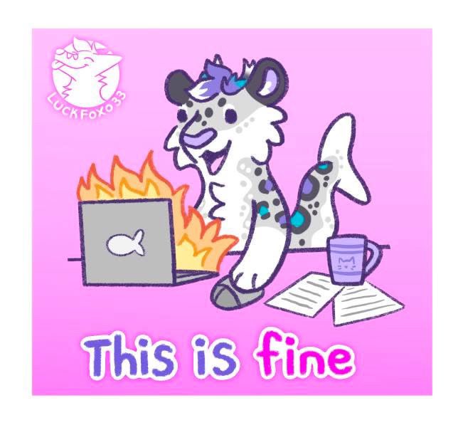 Loom 🔜 EF 2025 ❤️ (@loom_cat) on Twitter photo So I got this amazingly cute artwork today from my lovely gf <a href="/Citronthesharky/">Citron_TheManoKit</a> . Thank you so much I love it ❤️❤️ and it describes my work life perfectly 😅
Also thank you for the great work <a href="/LuckFoxo33/">LuckFoxo33 Art 🇨🇦</a> So I got this amazingly cute artwork today from my lovely gf <a href="/Citronthesharky/">Citron_TheManoKit</a> . Thank you so much I love it ❤️❤️ and it describes my work life perfectly 😅
Also thank you for the great work <a href="/LuckFoxo33/">LuckFoxo33 Art 🇨🇦</a>