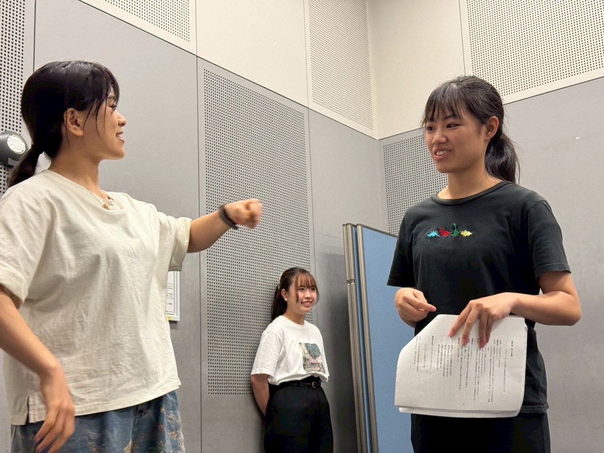 お稽古でした！

これからの稽古で人生1番「ホーホー」言うかもしれないです笑
  #TTL有毒少年

チケット予約⤵︎ 
ticket.corich.jp/stage/admin/lo…