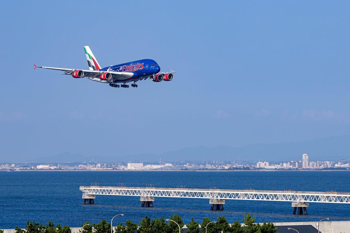 kup_0112's tweet image. Emirates
A380-861/A6-EOD
at Kansai Int'l Airport #RJBB
2025 8/4
ー　ー　ー
ようやく撮影できたNBAスペマ。
EKはオタク心をくすぐるスペマを沢山出してくれるのでありがたいです。