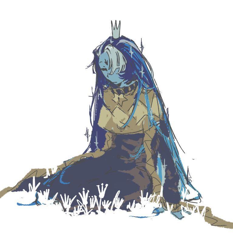 he always looks so dejected everytime i draw him 😭