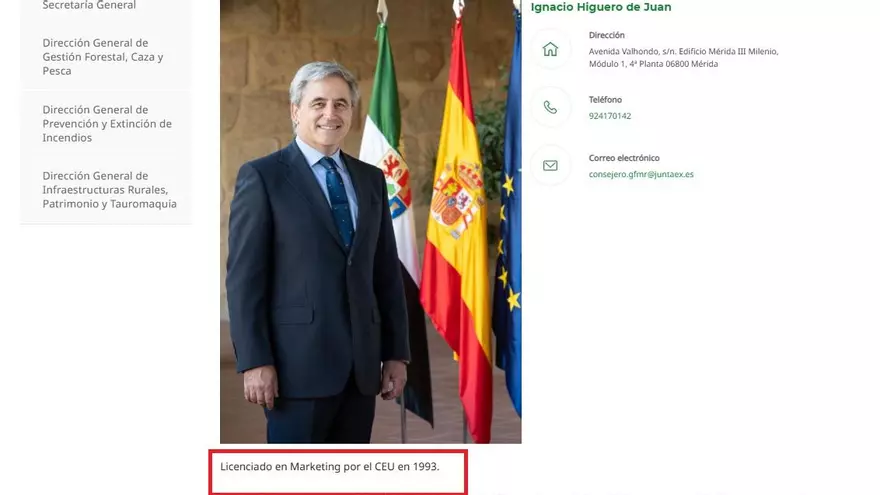 Aunque para cracks los de VOX, ya que inventaron títulos que no existían, como fue el caso de consejero extremeño Ignacio Higuero, con un título y una universidad que no existían en 1993, fecha de la expedición.
Esto ya fue denunciado hace año y medio.
x.com/psoeex/status/…