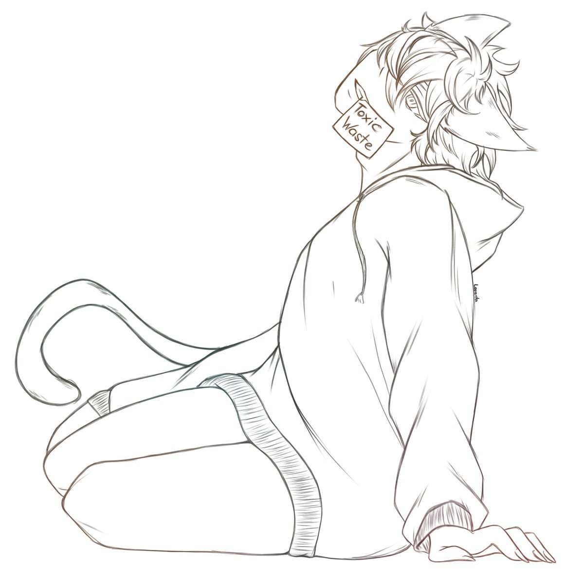 Any name suggestions for da boi?

#digitalart #catboy #gervtuber #vartist #sketchart #lineart #neko #nekomimi #kemonomimi