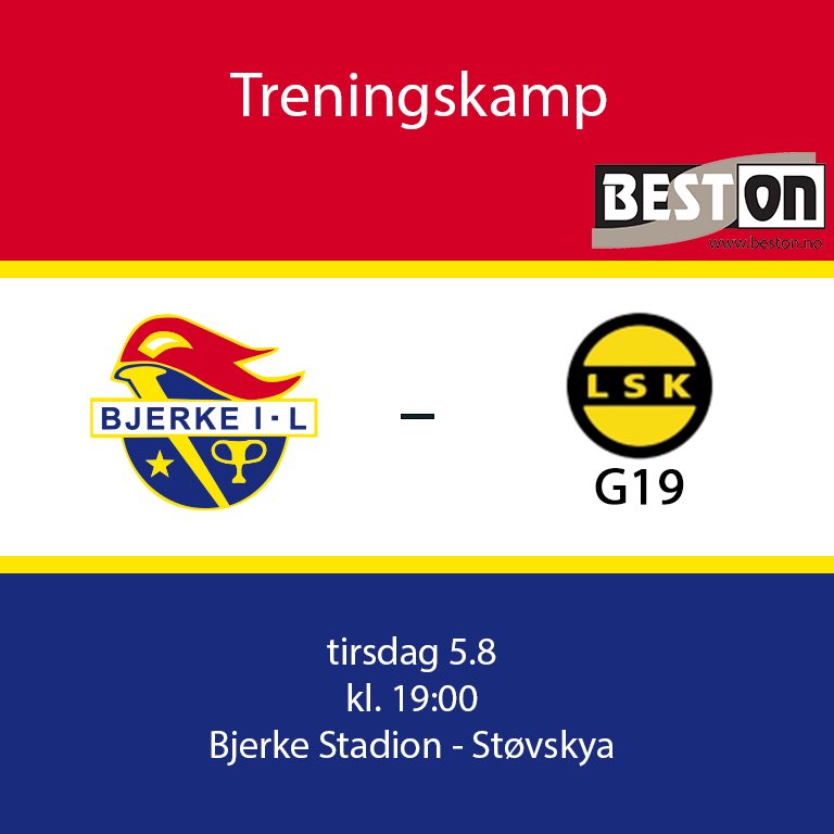 På tirsdag kommer LSK G19 på besøk for å prøve gressmatta vår. All ære til Dennis, Arild, Jan Inge og Anleggsgruppa som leverer strålende grøntarbeid

Bjerke A - LSK G19
Hovedbanen 19:00

Vel møtt