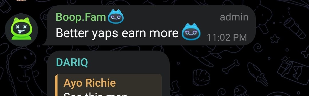 MadarM49564's tweet image. 🚨 @boopdotfun admin just spilled the tea! 🫖 Your spot in the Top 100 leaderboard is cool, but your $BOOP rewards? They hinge on your yaps! 🎤 Consistent, high-quality yapping = bigger bags. 💰 So, keep those top-tier yaps coming to stack those rewards! 📈 #BoopDotFun
