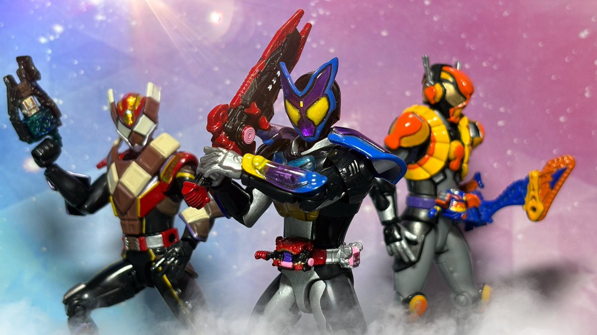 ガヴ、ヴァレン、ヴラムの3人が基本フォームで並ぶシーンが観れるのは