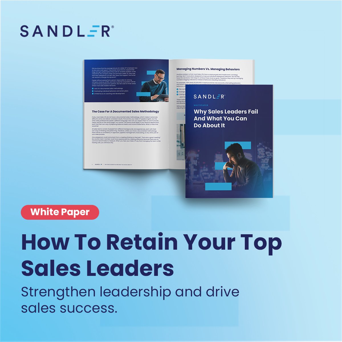 #SalesLeadership turnover is costing your company more than you think. 🏃‍♂️💨

Learn why it happens and how to retain your top talent. Download the free white paper here: [link]🔗info.sandler.com/marketing-site…