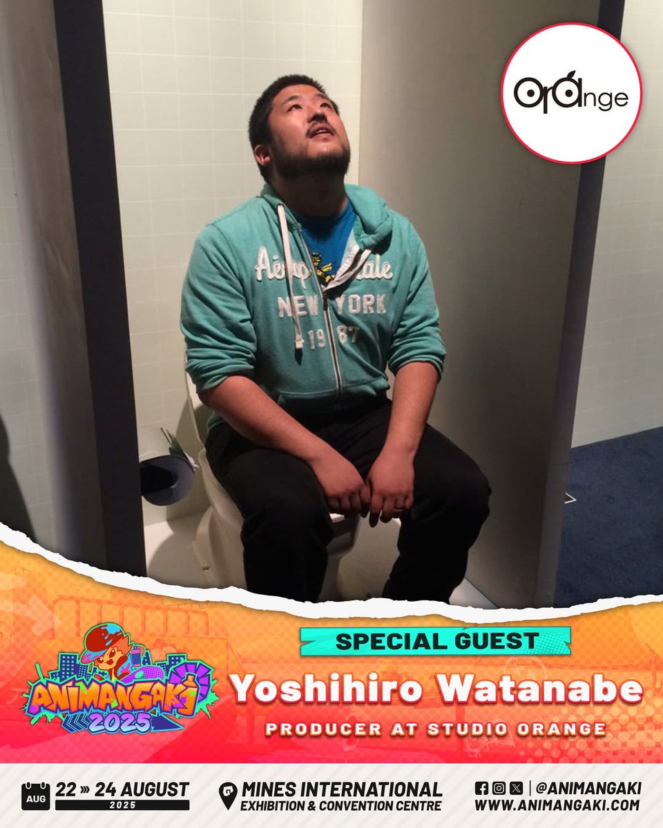 animangaki's tweet photo. ใ#AniManGaki 2025๐ฅ๐๐๐๐๐๐๐ ๐๐๐๐๐: ๐๐๐๐๐๐ ๐๐๐๐๐๐ใ
Gakis, brace yourselves! Weโre beyond excited to welcome the visually groundbreaking ๐๐๐๐๐๐ ๐๐๐๐๐๐ @cg_orange_inc to Malaysia for the 1st time ever!๐
#GuestReveal #ORANGEINC #StudioOrange
๐งต1 https://t.co/ouf8yTP2QS