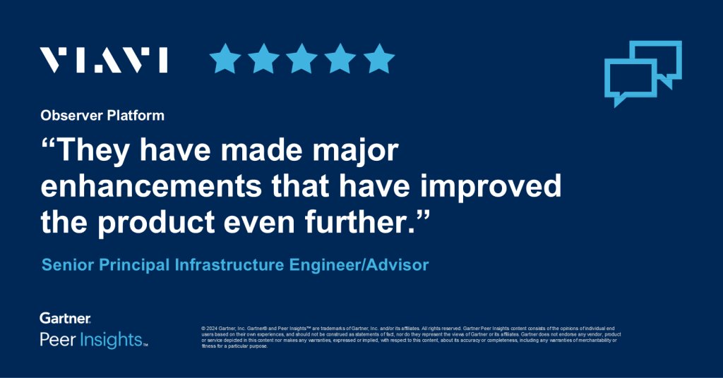 ⭐⭐⭐⭐⭐ | Senior Principal Infrastructure Engineer/Advisor in the Banking Industry gives Observer Platform 5/5 Rating in Gartner Peer Insights™ Network Performance Monitoring Market. Read the full review here: gartner.com/reviews/market… #gartnerpeerinsights