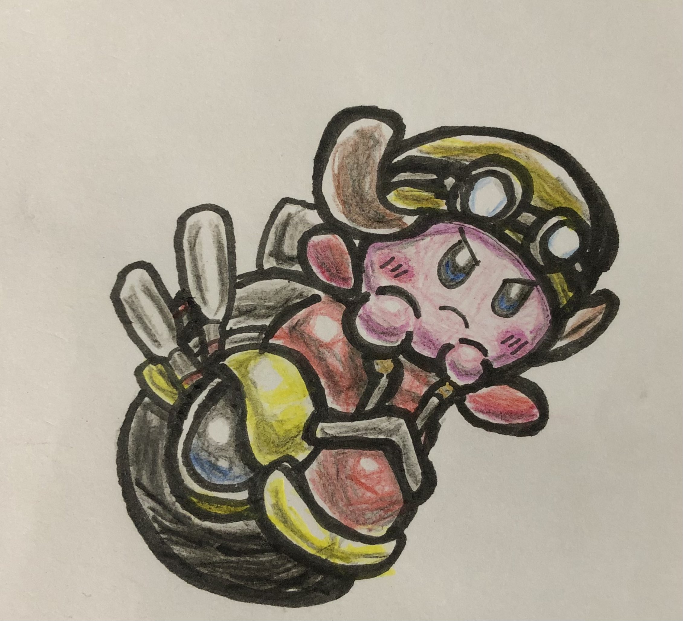 オリジナルキャラクター 絵画 歌川国貞 - 今様押絵鏡、六代目市川團堂 荒五郎茂兵衛役