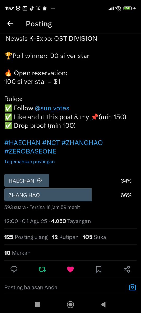 <a href="/sun_votes/">SUN SELLING KPOP VOTES</a> For #HAECHAN #NCT