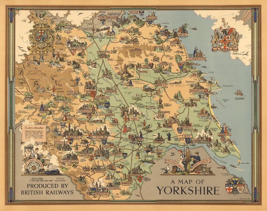 Hull History Centre (@hullhistorynews) on Twitter photo Our #YorkshireDay post of the 1949 BR map of Yorkshire was well received. There's an excellent biography of the York-born artist Estra Clark (1904-93) who should be better known at tinyurl.com/8hc3htk3 from Barron Maps. And here's the full map.
<a href="/Hull_Museums/">Hull Museums</a> <a href="/hull_libraries/">Hull Libraries</a> Our #YorkshireDay post of the 1949 BR map of Yorkshire was well received. There's an excellent biography of the York-born artist Estra Clark (1904-93) who should be better known at tinyurl.com/8hc3htk3 from Barron Maps. And here's the full map.
<a href="/Hull_Museums/">Hull Museums</a> <a href="/hull_libraries/">Hull Libraries</a>