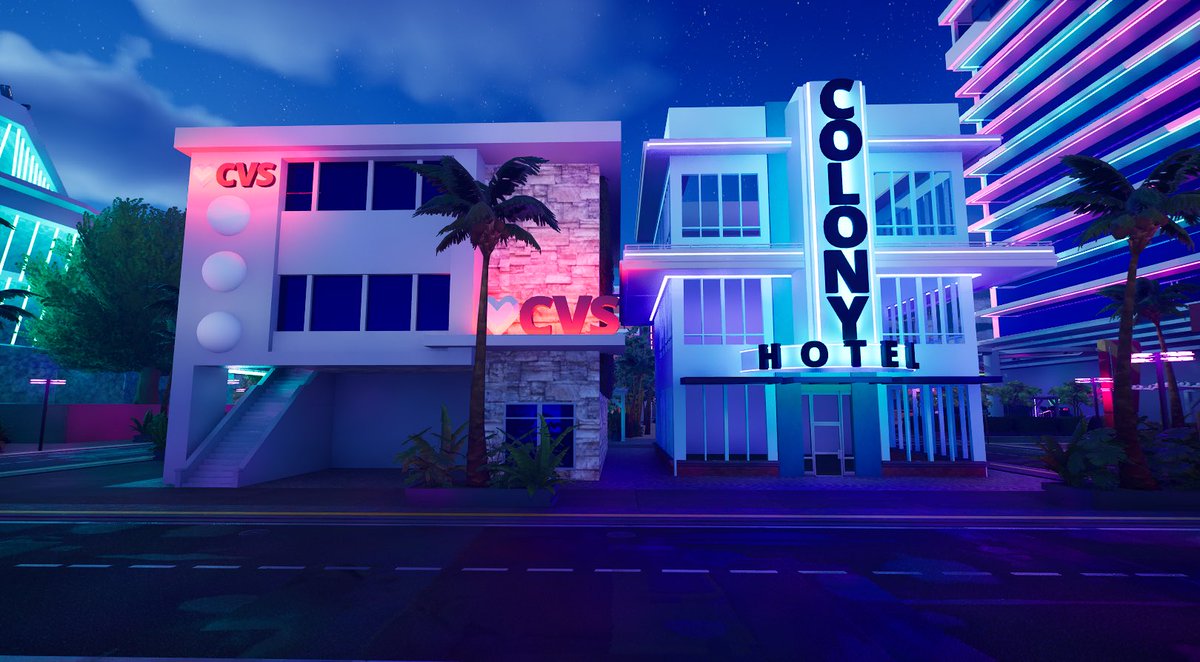VortexStudioFtn's tweet image. 📍Miami – Ocean Drive

Street View vs UEFN ⚡

Colony Hotel and CVS rebuilt in Fortnite Creative!

🛠️: @_FREXXS_ 

#UEFN #FortniteCreative #Miami #Vortex #ColonyHotel