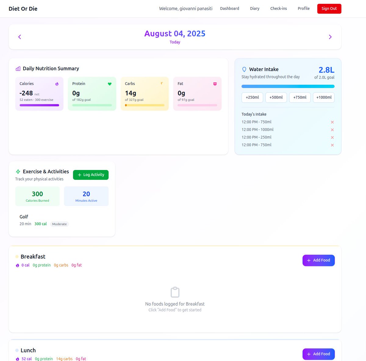 Giovapanasiti's tweet image. Building a #diet and #fitness tracker using ruby on #rails! Leave a comment to be one of the beta tester as soon as I&apos;ll have something deliverable! #buildinpublic
