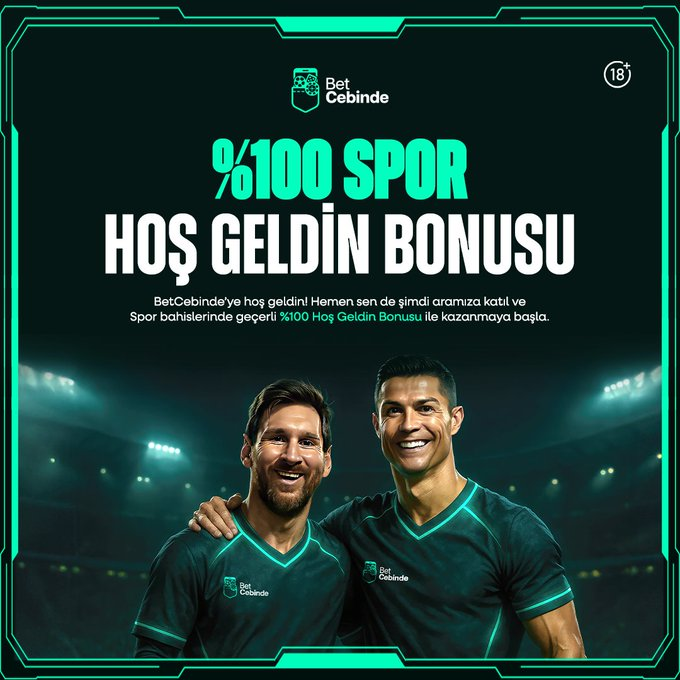btcebindesosyal's tweet photo. ⚽️ Sahaya %100 ekstra güçle çık!

💥 İlk yatırımını %100 bonusla ikiye katla, avantajlı başlangıcın keyfini çıkar!

💰 %100 Spor Hoş Geldin Bonusu seninle!

🎯 Betcebinde ile kazancın cebinde kalsın: https://t.co/Z9W7cJRzdt

#BetCebinde #SporBahis #HoşGeldinBonusu https://t.co/V19Uo5cWz4