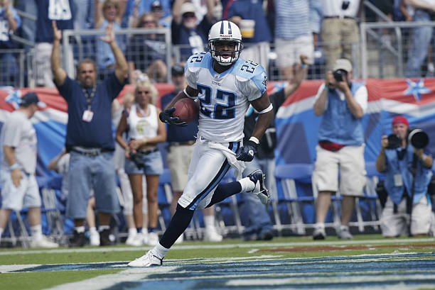 ⚔️50 Greatest Titans Ever⚔️ 

#29--WR Kevin Dyson/CB Andre Dyson

<a href="/KTDyson87/">Dr. Kevin Dyson</a> five seasons with #Titans made one of greatest plays in NFL history making it to Super Bowl XXXIV 

<a href="/21ADyson/">Andre Dyson</a> drafted 2nd round of 2001 NFL Draft by #Titans has 16 INTs &amp; 3 pick sixes in four seasons