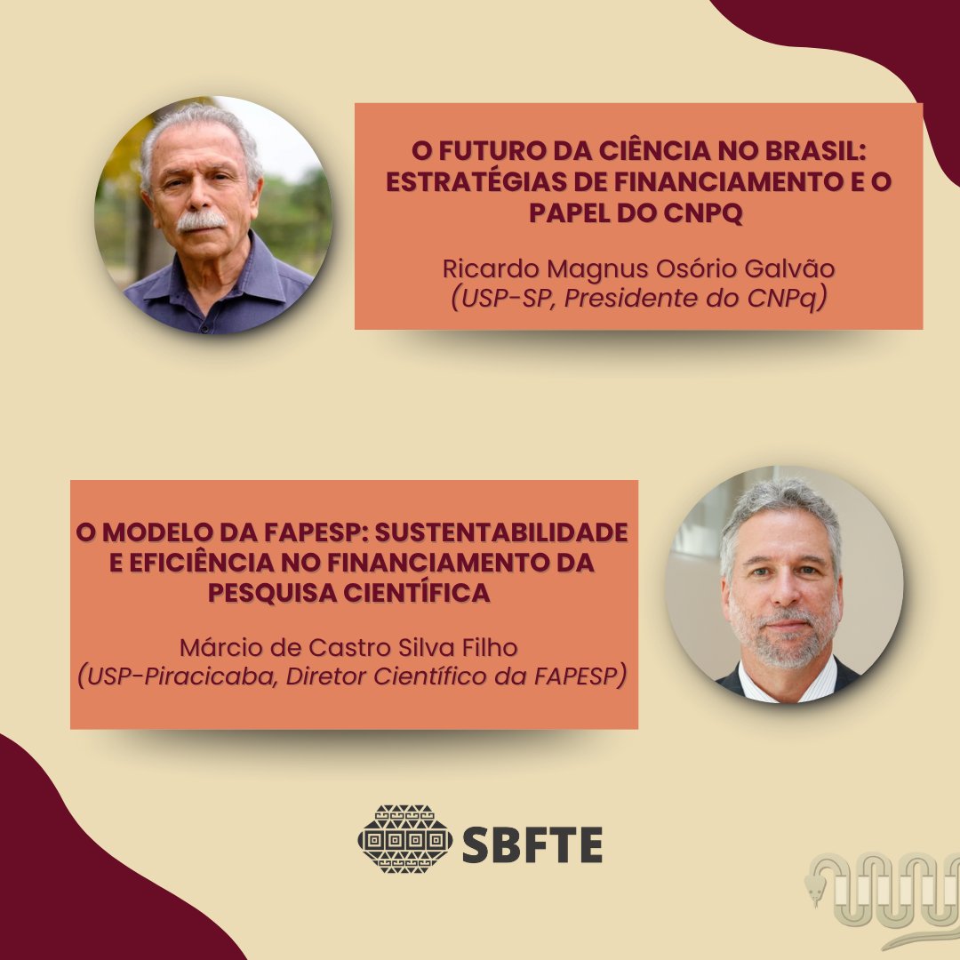 Congresso 2025: Mesa-Redonda sobre Políticas de Fomento à Pesquisa no Brasil: Como Garantir Sustentabilidade e Impacto?  

👉 Para mais informações, acesse: sbfte.org.br/congresso-2025…