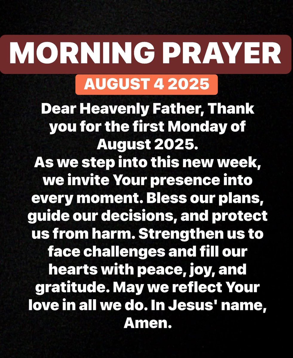 Morning prayer 🙏✝️☀️