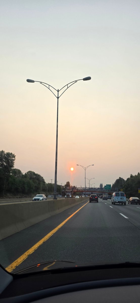 Smoke from Canadian wildfires is creating hazy skies over Boston this morning.