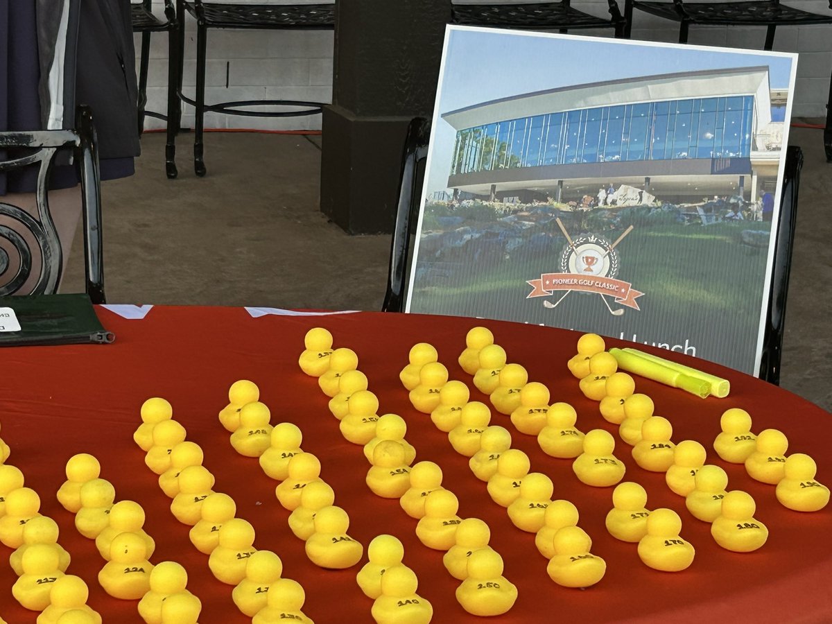 Good morning Pios!  Our 55th annual Pioneer Classic is about to tee off! ⛳️ #GoPios