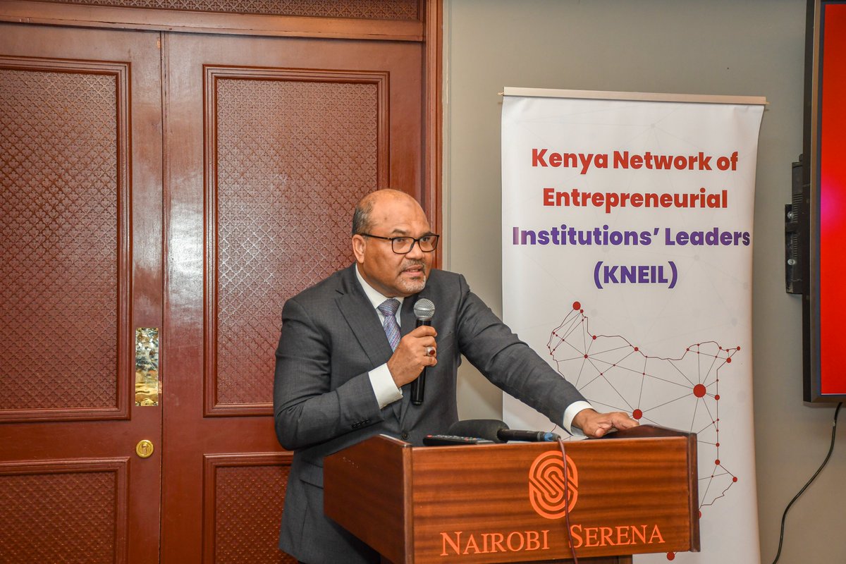 KENIAupdates's tweet photo. "We should leverage data to inform our efforts in resource mobilisation for research financing and commercialisation of research" - Prof. Shaukat Abdulrazak, PS, State Department of Science, Research and Innovation.

Today, KeNIA brought together the 14 VCs from the  Entrepreneurial Leadership Training Program (ELTP), and  11 new ones being onboarded to the third phase of the program for a meeting with the Principal Secretary, State Department for Science, Research and Innovation
Prof. Shaukat Abdulrazak @Profshaukat.

Key highlights from this meeting are:

i) Remarks from the Principal Secretary

Prof. Abdulrazak emphasized the significance of the ELTP program in complementing national innovation efforts. In his address, he stressed:
✅The need to strengthen linkages between universities and industry.
✅The importance of establishing a dedicated fund to support innovative research.
✅A call to institutions to use data effectively, contributing to the national Science, Technology, and Innovation (STI) repository, which will shape national priorities and support the case for allocating at least 1% of GDP to research funding.
✅Aligning with global innovation strategies, he highlighted the power of science diplomacy in positioning Kenya as a key player in the global innovation ecosystem.

ii) Strategic Partnership Signing

A key milestone from the session was the signing of an Operational Alliance Strategy between KeNIA and the British Council. This agreement demonstrates a shared commitment to support the commercialization journey of the 11 newly onboarded institutions, through:
✅Targeted capacity building for institutional innovation leads, and
✅The implementation of Technology Transfer Offices (TTOs) within the new institutions.

iii) Institutional Progress Reports

The 14 Vice Chancellors from earlier phases presented their institutions’ progress in implementing the Entrepreneurial Institutions Maturity Framework (EIMF). They highlighted notable innovations and commercialization efforts underway, for instance,
✅ Cooking Gel and SEKU honey from @discoverseku
✅Chelalang Seeds by @egertonunikenya
✅Smart Mavuno by @kcauniversity

We are working to make all  academia and research institutions entrepreneurial, one  at a time! And we are glad to be doing it in partnership with British Council  @ke_British  and  The Risa Fund, @TheRISAFund

#ELTP #InnovationLeadership #EnablingInnovation