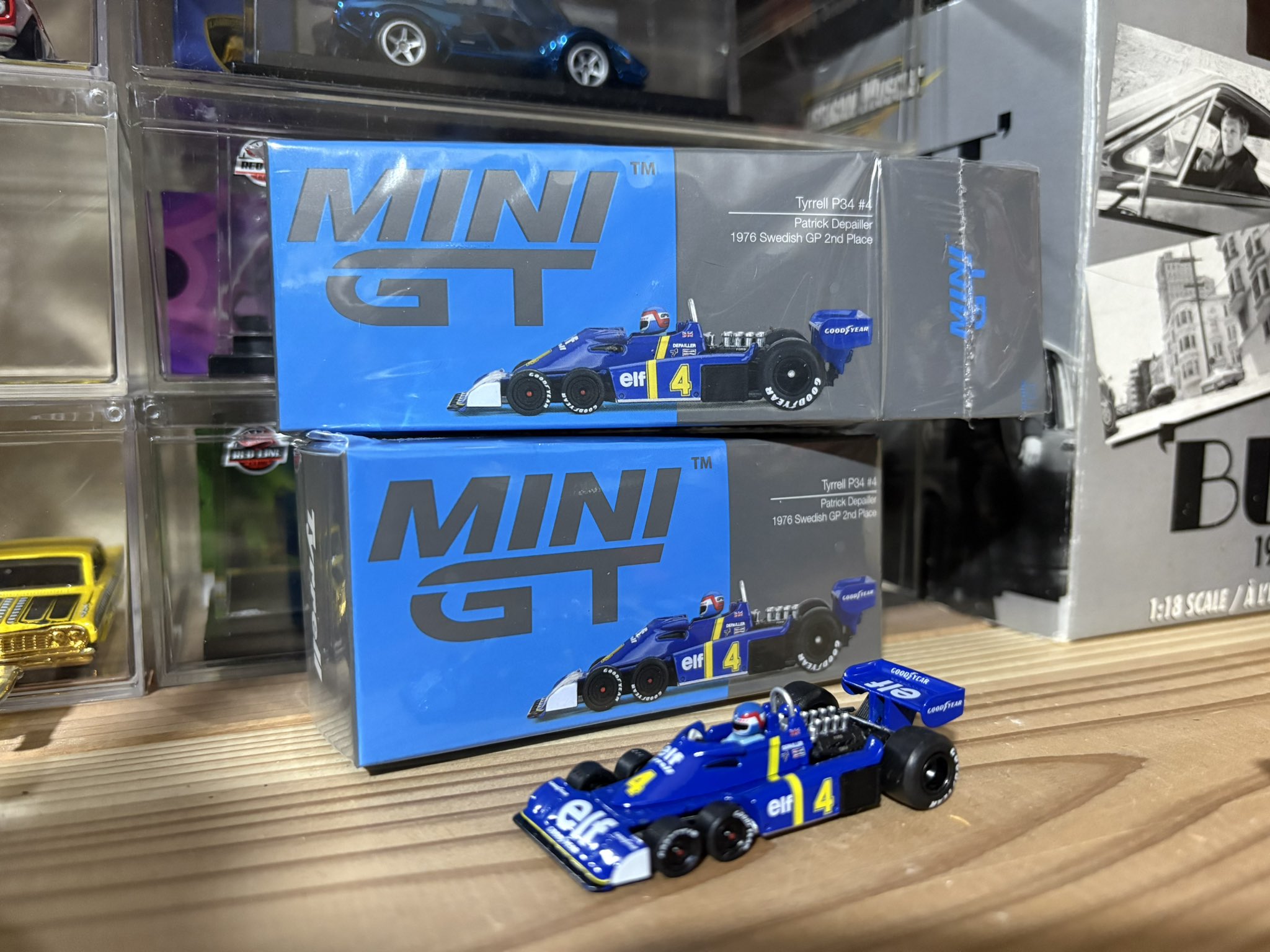 石政 1/12 タイレル 6輪 エンジン搭載  ティレル 未検品 ジャンク 京商 ミニカー | 6輪 f1 タイレルp34がミニカーになった！名車F1