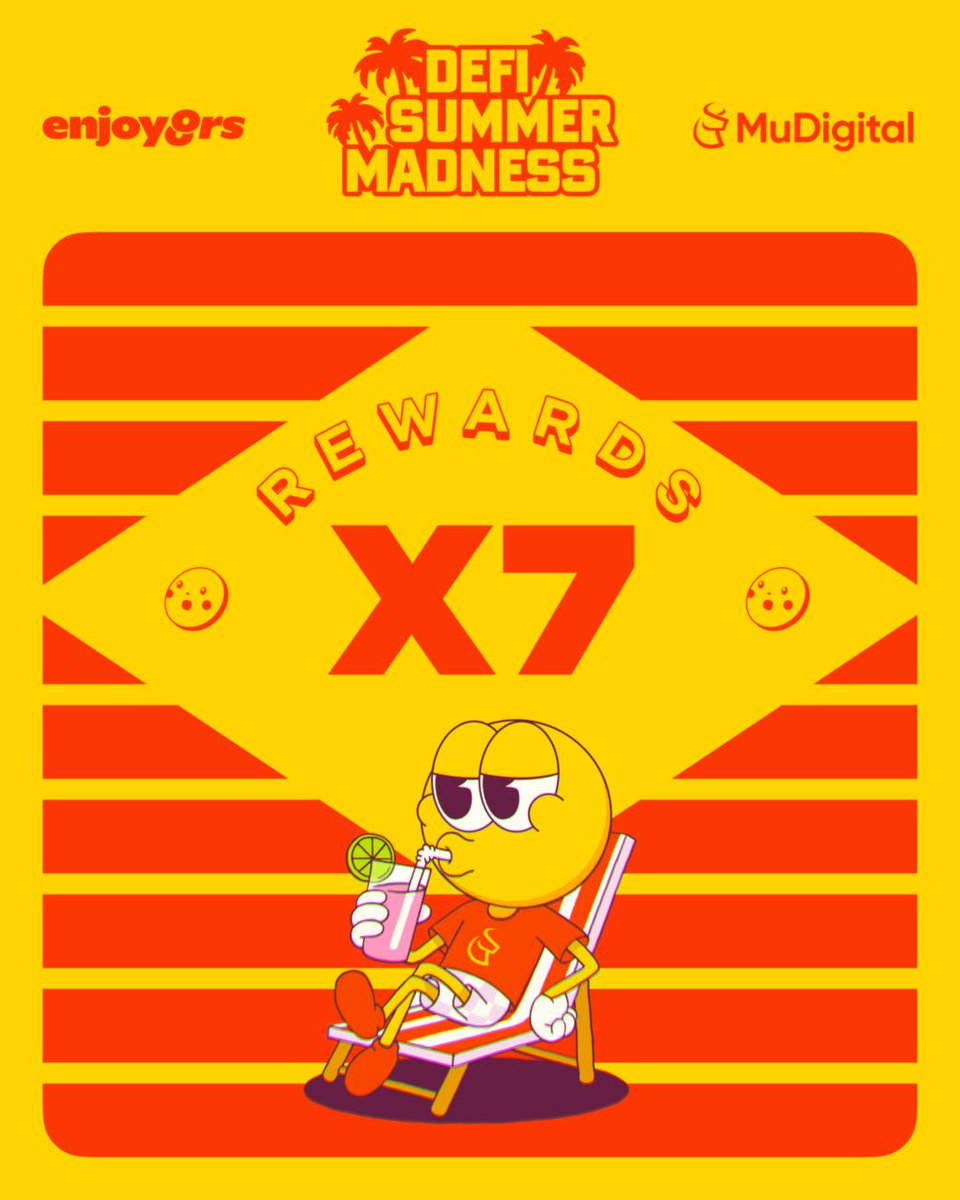 enjoyoors (@enjoyoorsxyz) on Twitter photo DeFi Summer Spotlight 🌴
Say hello to <a href="/MuDigitalHQ/">Mu Digital</a> — the leading RWA platform on Monad.
Enjoy a 5x boost for staking $muBond on Enjoyoors, and a bonus 2x boost for holding the Mu Digital Genesis NFT this week 🔥
Let’s dive in! Read ahead to win your own Enjoypass NFT ⤵️ DeFi Summer Spotlight 🌴
Say hello to <a href="/MuDigitalHQ/">Mu Digital</a> — the leading RWA platform on Monad.
Enjoy a 5x boost for staking $muBond on Enjoyoors, and a bonus 2x boost for holding the Mu Digital Genesis NFT this week 🔥
Let’s dive in! Read ahead to win your own Enjoypass NFT ⤵️
