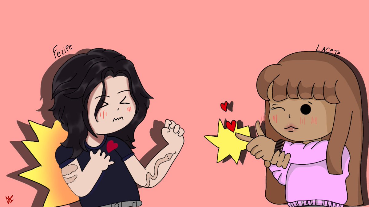 ๐บ๐๐๐ข_๐๐๐ ๐น // La7_KimyVersion (@kimy_red) on Twitter photo Postarei desenhos de #entrelaรงoseamassos aqui na conta ehehe.
Um desenho da Lacete com o Felipe, sou apaixonada neles affs.
<a href="/doguinhostudios/">Doguinho Studios</a> Postarei desenhos de #entrelaรงoseamassos aqui na conta ehehe.
Um desenho da Lacete com o Felipe, sou apaixonada neles affs.
<a href="/doguinhostudios/">Doguinho Studios</a>