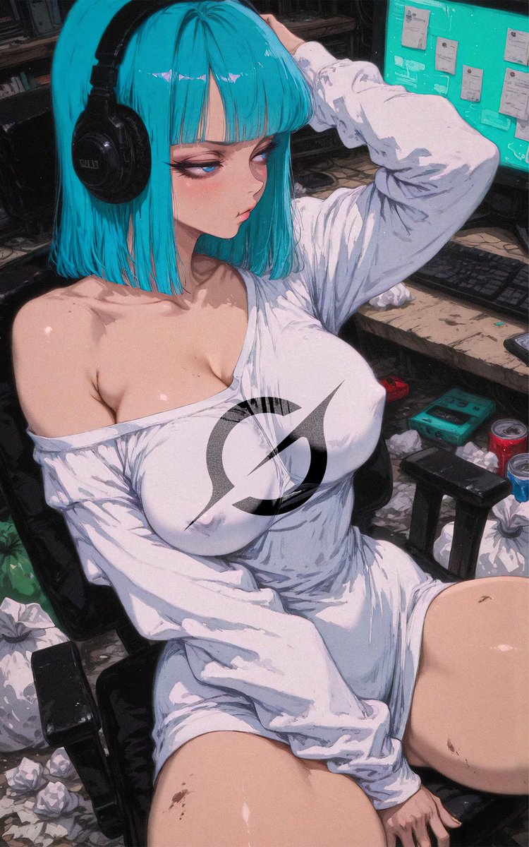 Good morning cuties w/ Bulma x Grok 🩵