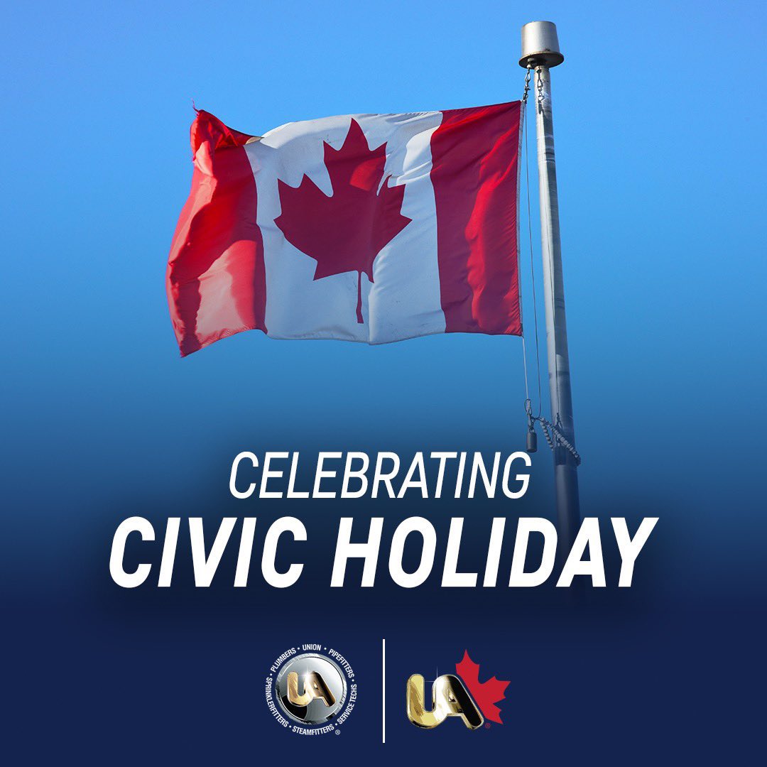 United Association (@uapipetrades) on Twitter photo Happy Civic Holiday from the UA General Officers! Happy Civic Holiday from the UA General Officers!