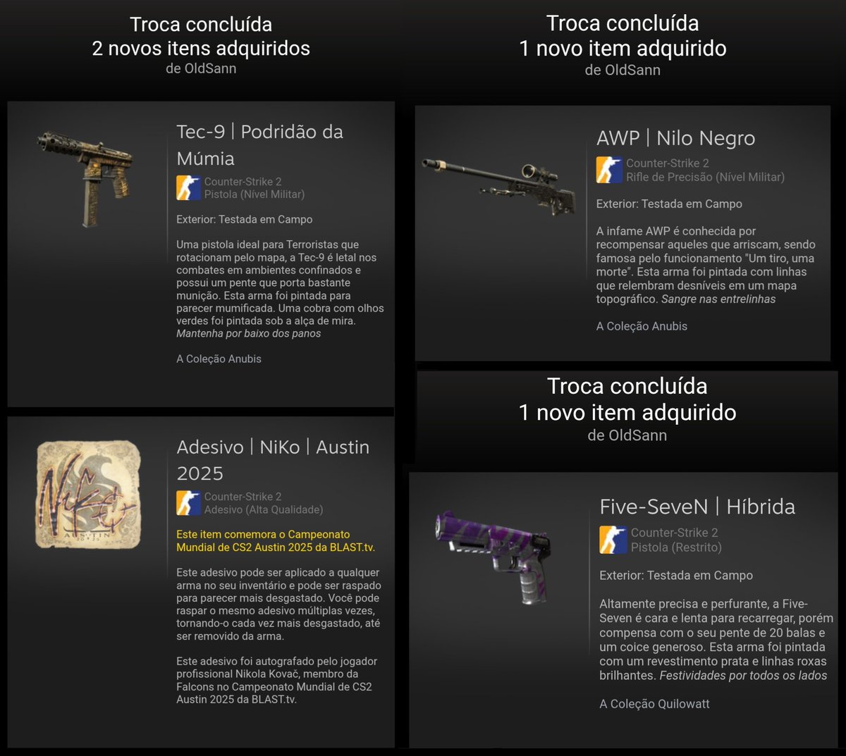 Gosta de skins de cs?
Então, não perca tempo, vem pra live do <a href="/old_sann/">Rodrigo Silva</a> e ganhe suas skins nos sorteios da live!
Assista e participe da live em 👉 twitch.tv/oldsann