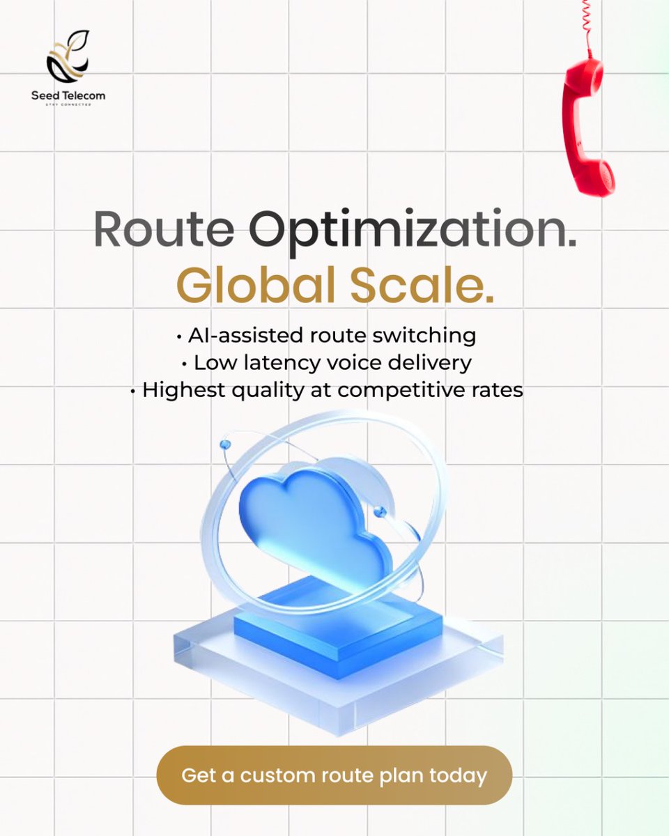 seedtelecomorg's tweet image. With AI-powered route switching and low-latency delivery, Seed Telecom helps you deliver the highest call quality at competitive global rates. 

Get a custom route plan at seedtelecom.org. 

#VoIPOptimization #AIinVoIP #TelecomQuality #LowLatency #AtoZVoIP