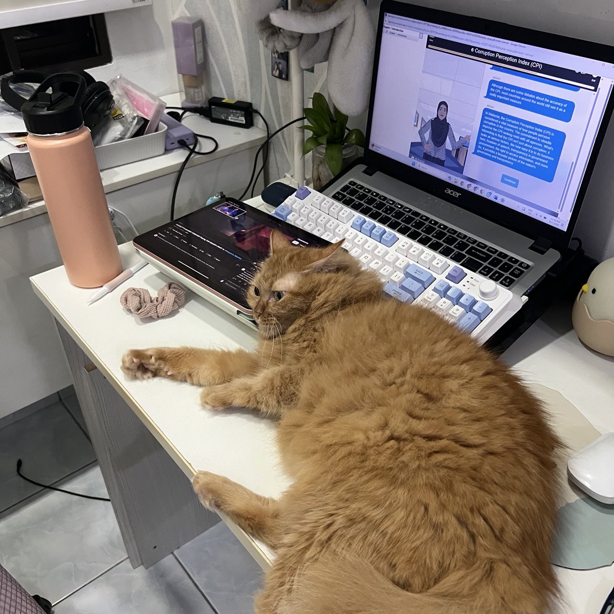 at campus office vs at home