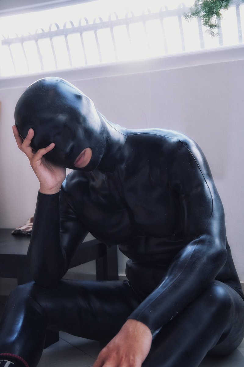 The slick black creature is trying to solve the strange puzzle thing! 👽

The creature can't see, have <a href="/furrjoi01/">FURRJOI</a> silicone skin almost swallowed what considered as human before, just mindlessly and blindly sovle the thing.