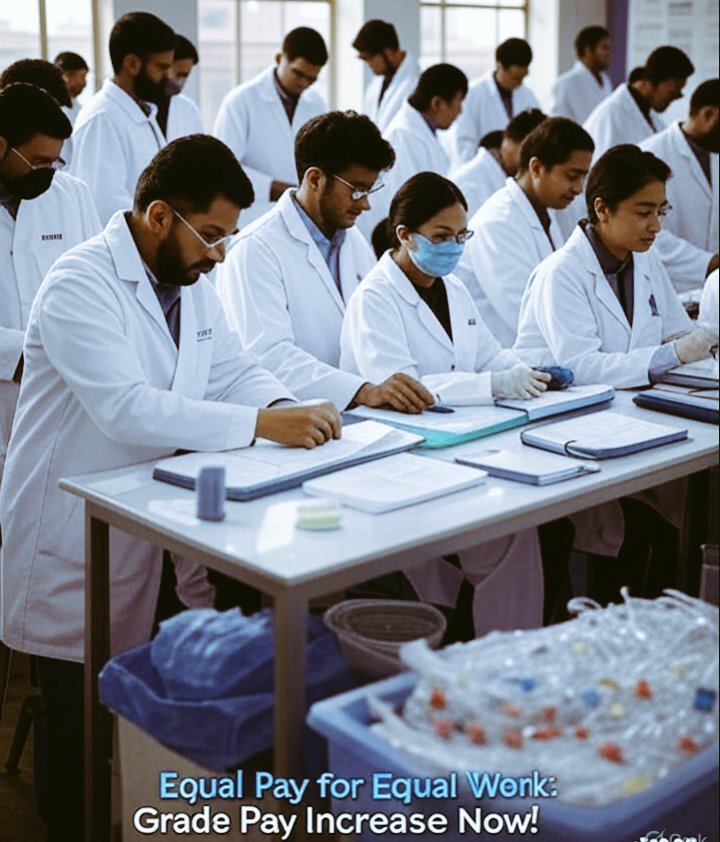 राजस्थान सरकार से गुहार: लैब टेक्नीशियन HIV, TB, कोरोना, स्वाइन फ्लू, डेंगू, मलेरिया, चिकनगुनिया जैसे हाई-रिस्क टेस्ट करते हैं, फिर भी ग्रेड पे ₹2800 (लेवल 8)! दिल्ली, पंजाब, हरियाणा, उत्तर प्रदेश, उत्तराखंड में ₹4200। समान काम, समान वेतन दो! #LabTechnician 
<a href="/Jitendr10505882/">Jitendra Singh</a>