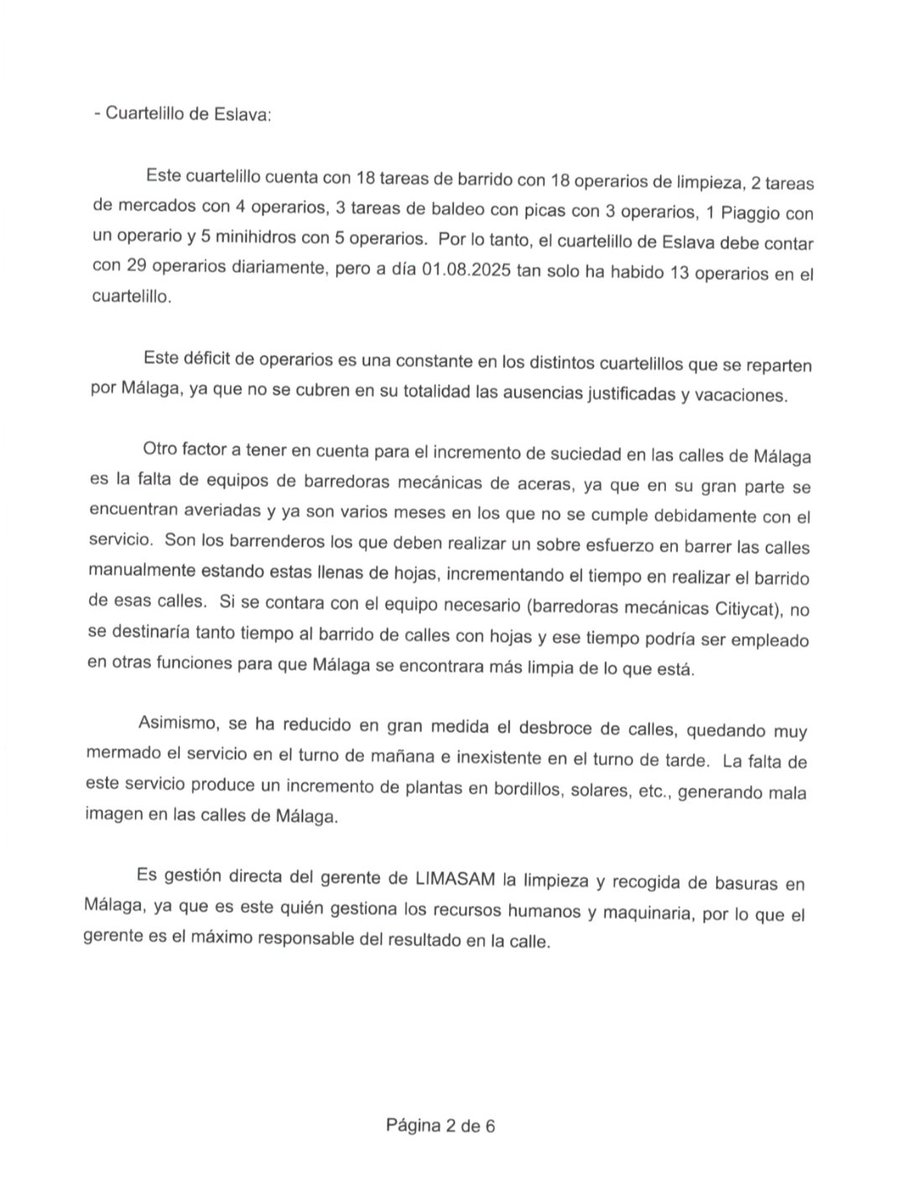 _ElObservador_'s tweet photo. #OJO
#PRIMICIA
#ComunicadoTrabajadores
@LimasamOficial
Los sindicatos #UGT, #UTL, #STAL y #USO, con mayoría d representación en el comité d empresa d #LIMASAM, hacen público un comunicado sobre el estado d la limpieza en @malaga, y aquí puede leerse integro.
Sin desperdicio.
. https://t.co/d99vl9Vz5Q